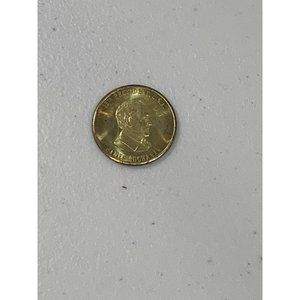 Vintage James Buchanan 15th President Pure Brass Commemorative Coin